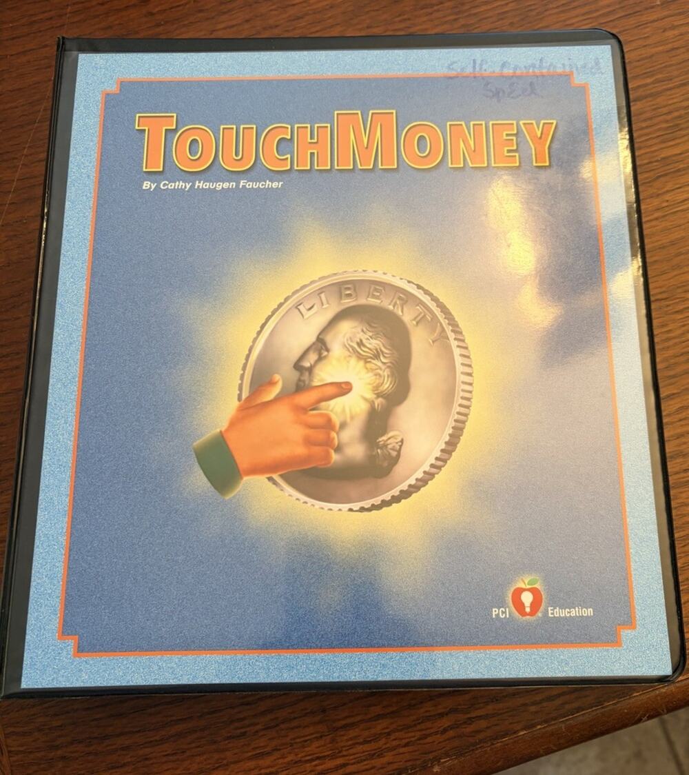 TouchMoney Math Program Binder Cathy Haugen Faucher Teacher PCI Education